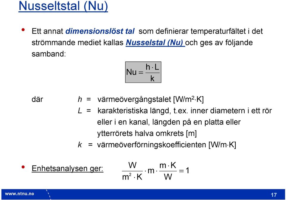 karakteristiska längd, t.ex.