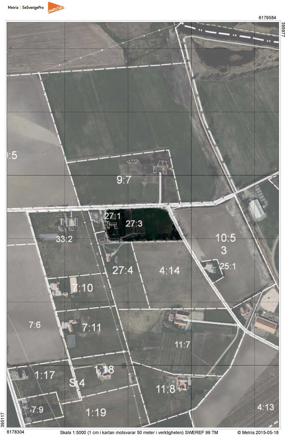 motsvarar 50 meter i