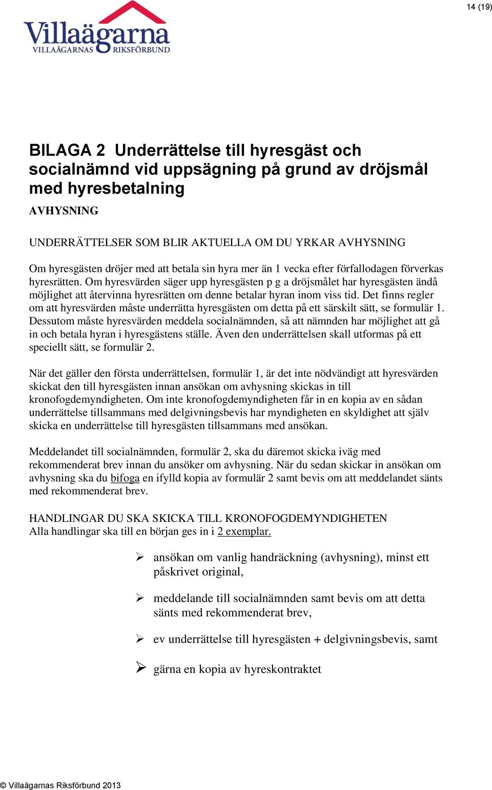 Uthyrning av villa för bostadsändamål - hyreslagen - PDF Gratis ...