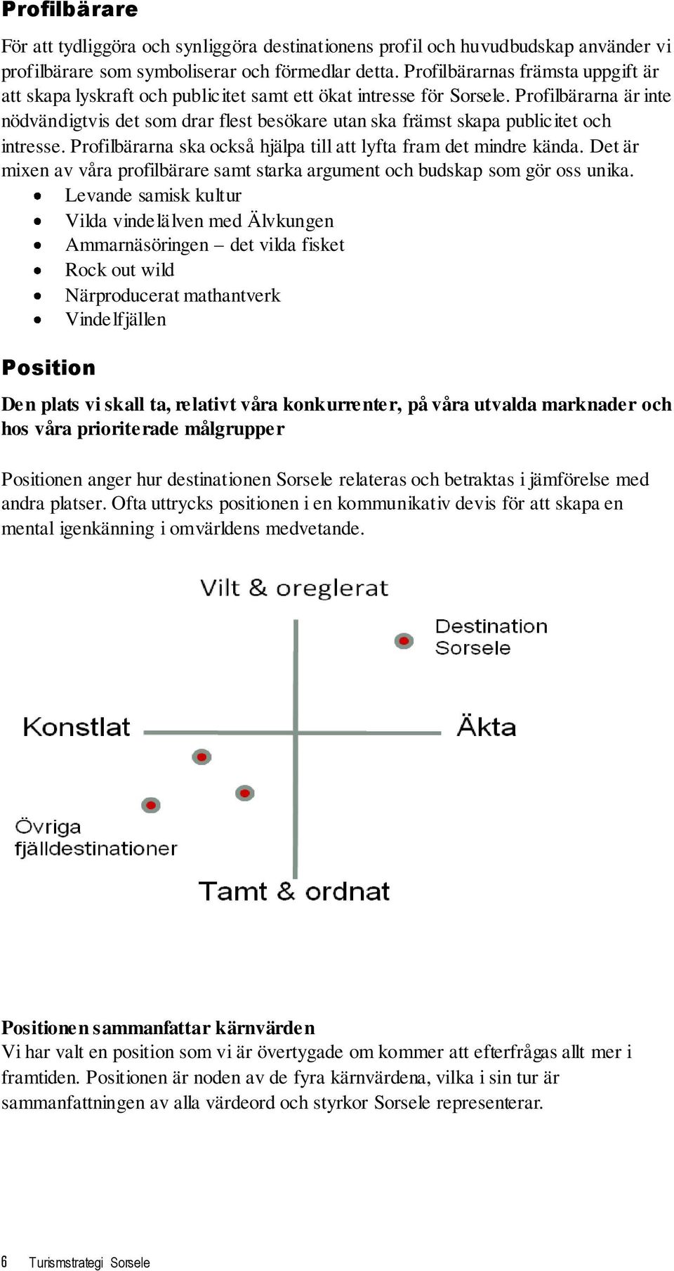 Profilbärarna är inte nödvändigtvis det som drar flest besökare utan ska främst skapa publicitet och intresse. Profilbärarna ska också hjälpa till att lyfta fram det mindre kända.