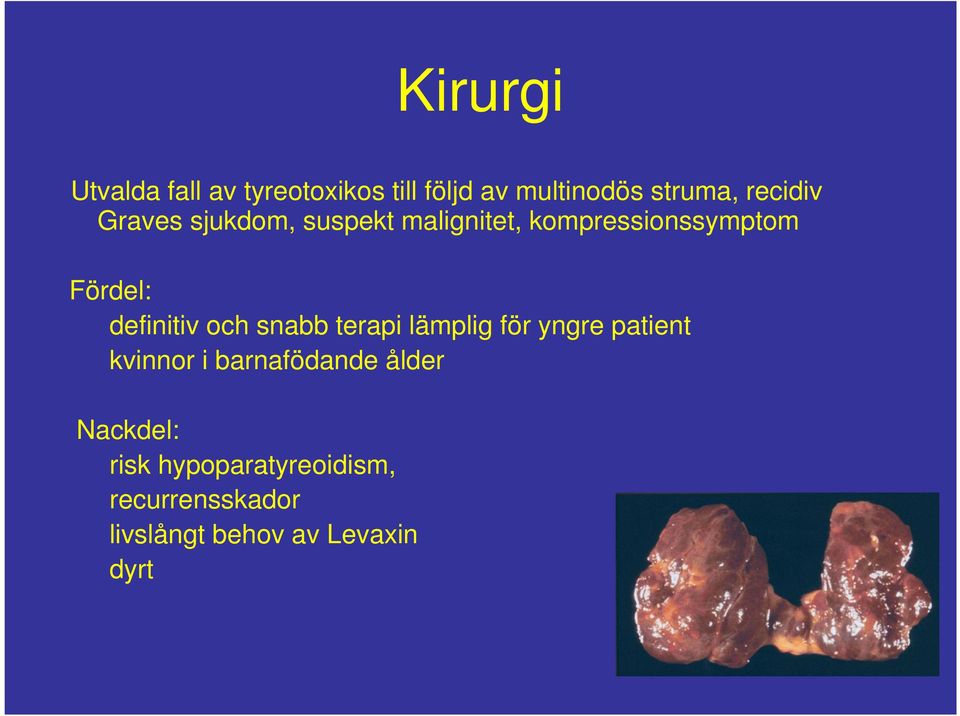 definitiv och snabb terapi lämplig för yngre patient kvinnor i barnafödande