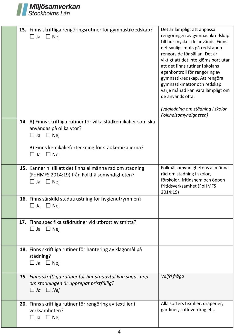 Checklista Projekt Ventilation Och Stadning 2014 Pdf Free Download