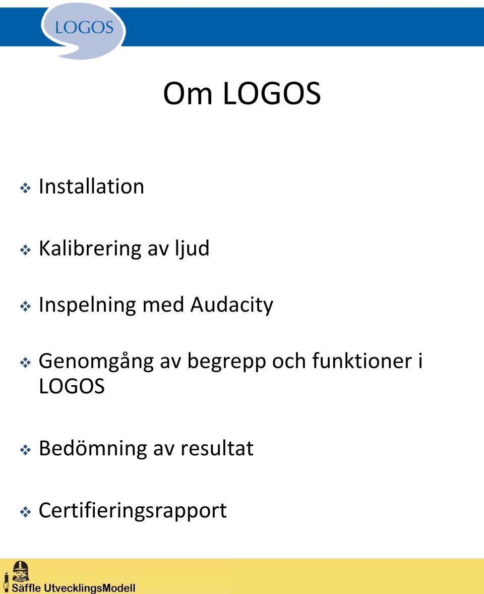 Genomgång av begrepp och funktioner i