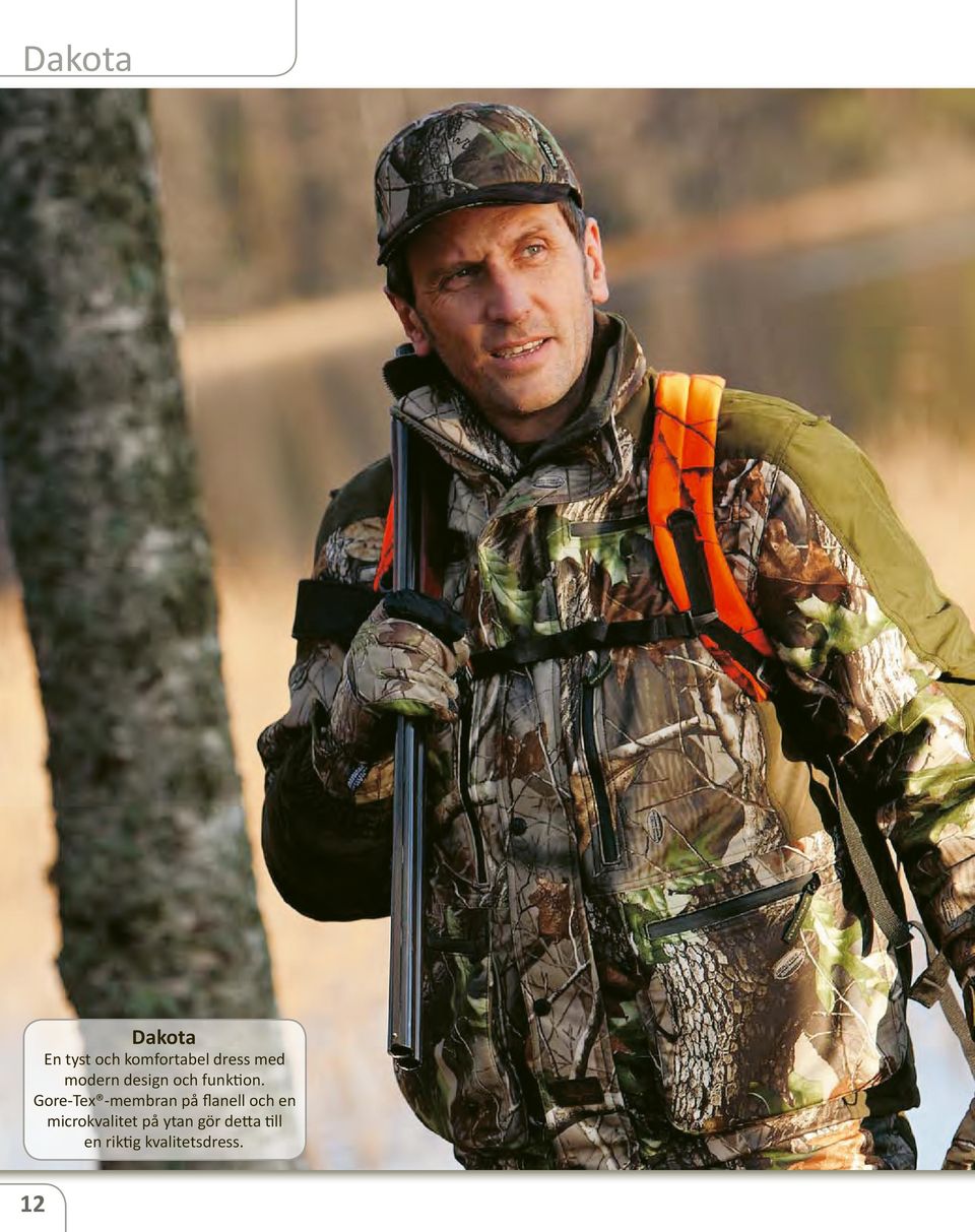 Gore-Tex -membran på flanell och en