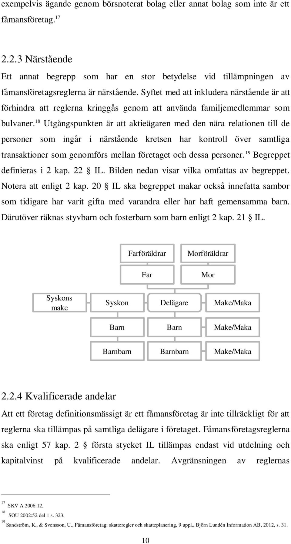 Syftet med att inkludera närstående är att förhindra att reglerna kringgås genom att använda familjemedlemmar som bulvaner.