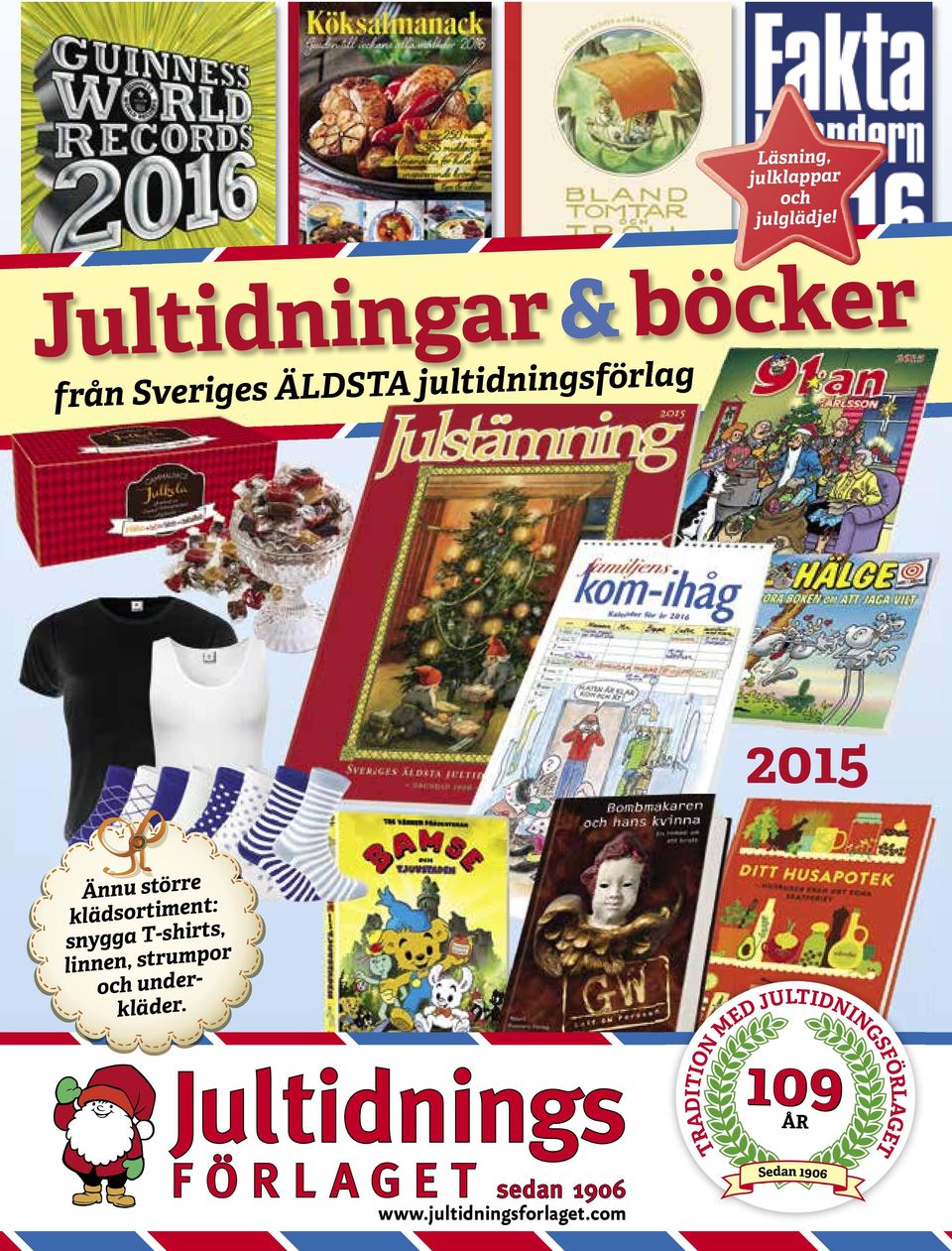 Jultidningar & böcker från Sveriges ÄLDSTA jultidningsförlag