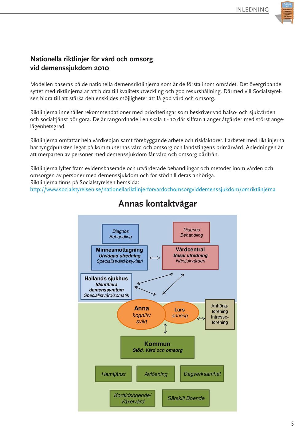 Därmed vill Socialstyrelsen bidra till att stärka den enskildes möjligheter att få god vård och omsorg. Riktlinjerna omfattar hela vårdkedjan samt förebyggande arbete och riskfaktorer.