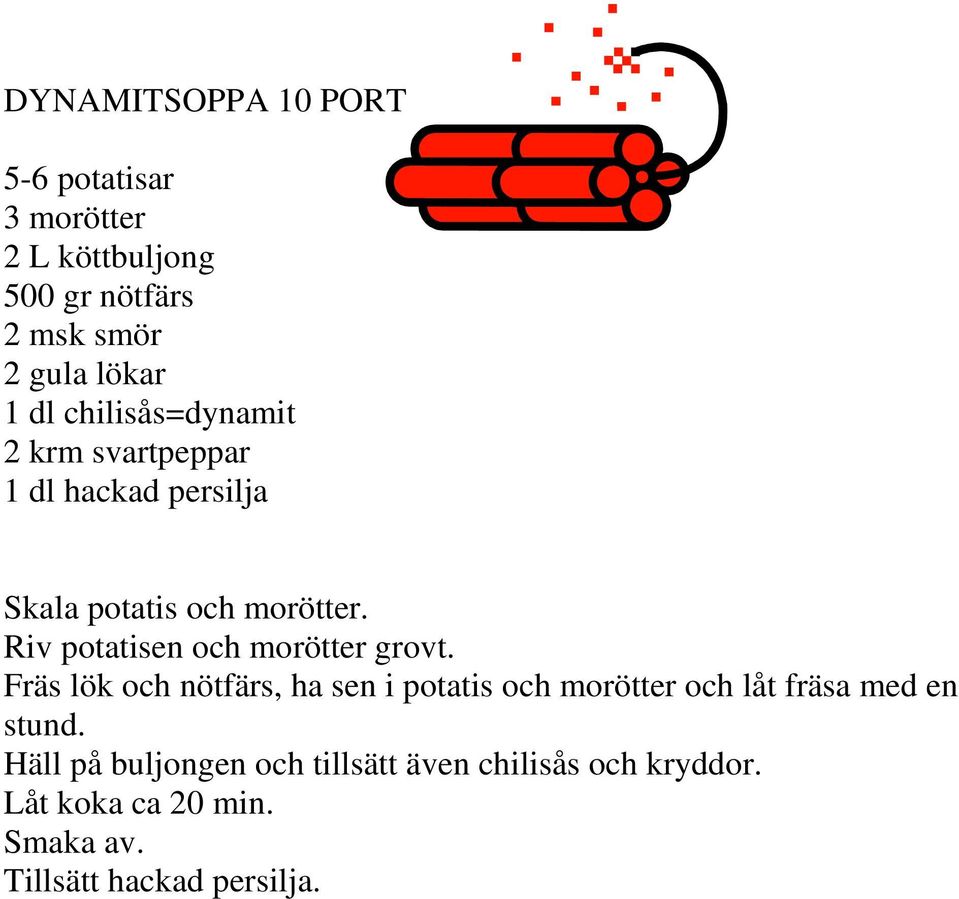 Riv potatisen och morötter grovt.