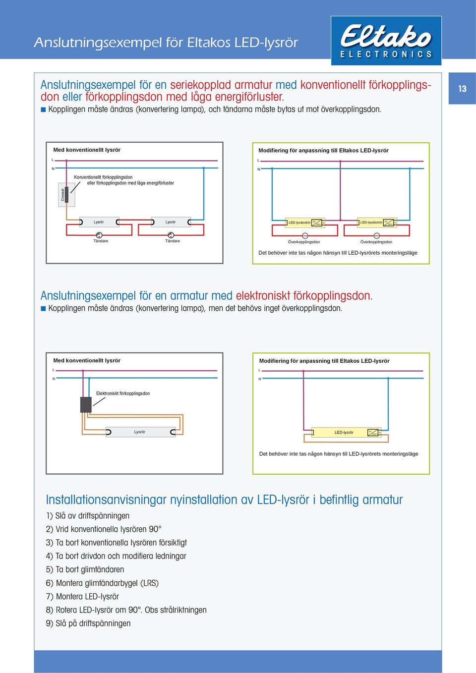 Energispararna. Dimbara 230V LED-lysrör upp till 125 lumen per watt och  universell dimmer för trådlös styrning - PDF Gratis nedladdning