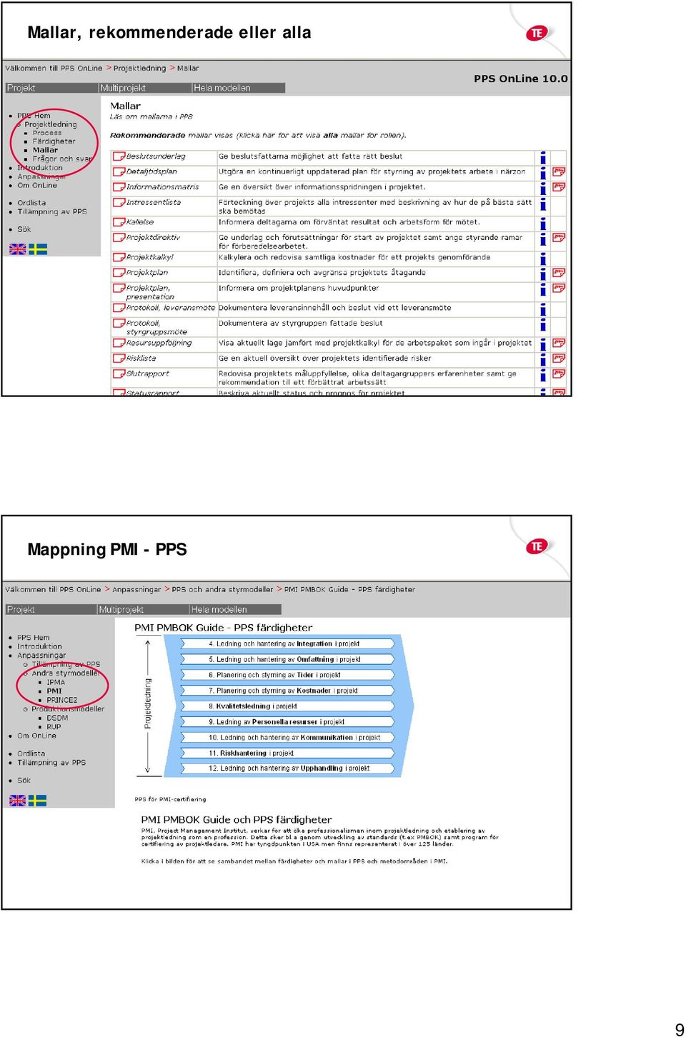 Page 17 Mappning PMI - PPS Copyright  Page