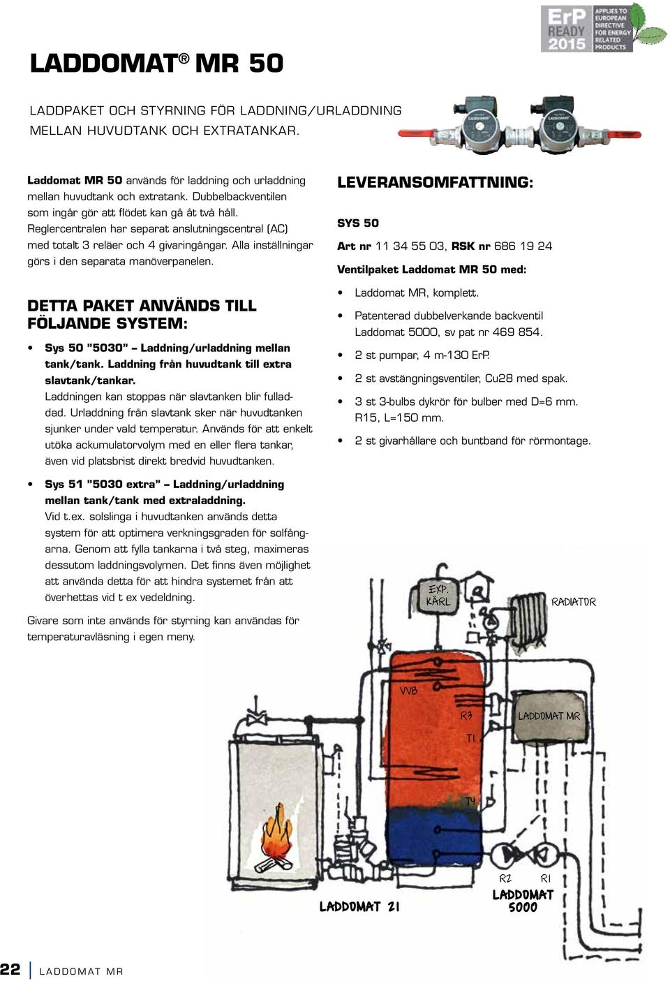 Alla inställningar görs i den separata manöverpanelen. DETTA PAKET ANVÄNDS TILL FÖLJANDE SYSTEM: Sys 50 5030 Laddning/urladdning mellan tank/tank. Laddning från huvudtank till extra slavtank/tankar.