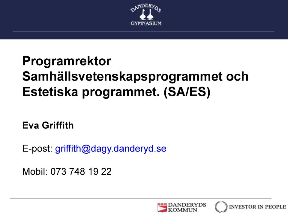 Estetiska programmet.