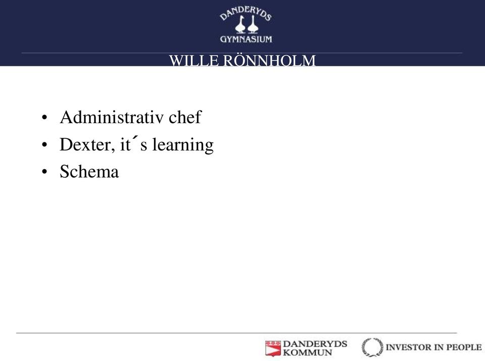 chef Dexter, it