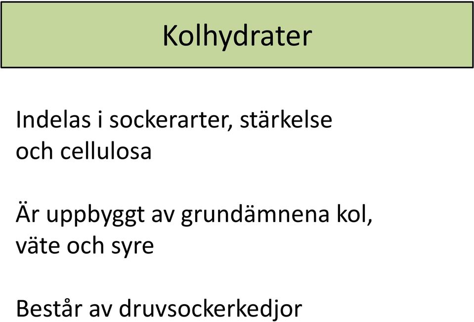 cellulosa Är uppbyggt av