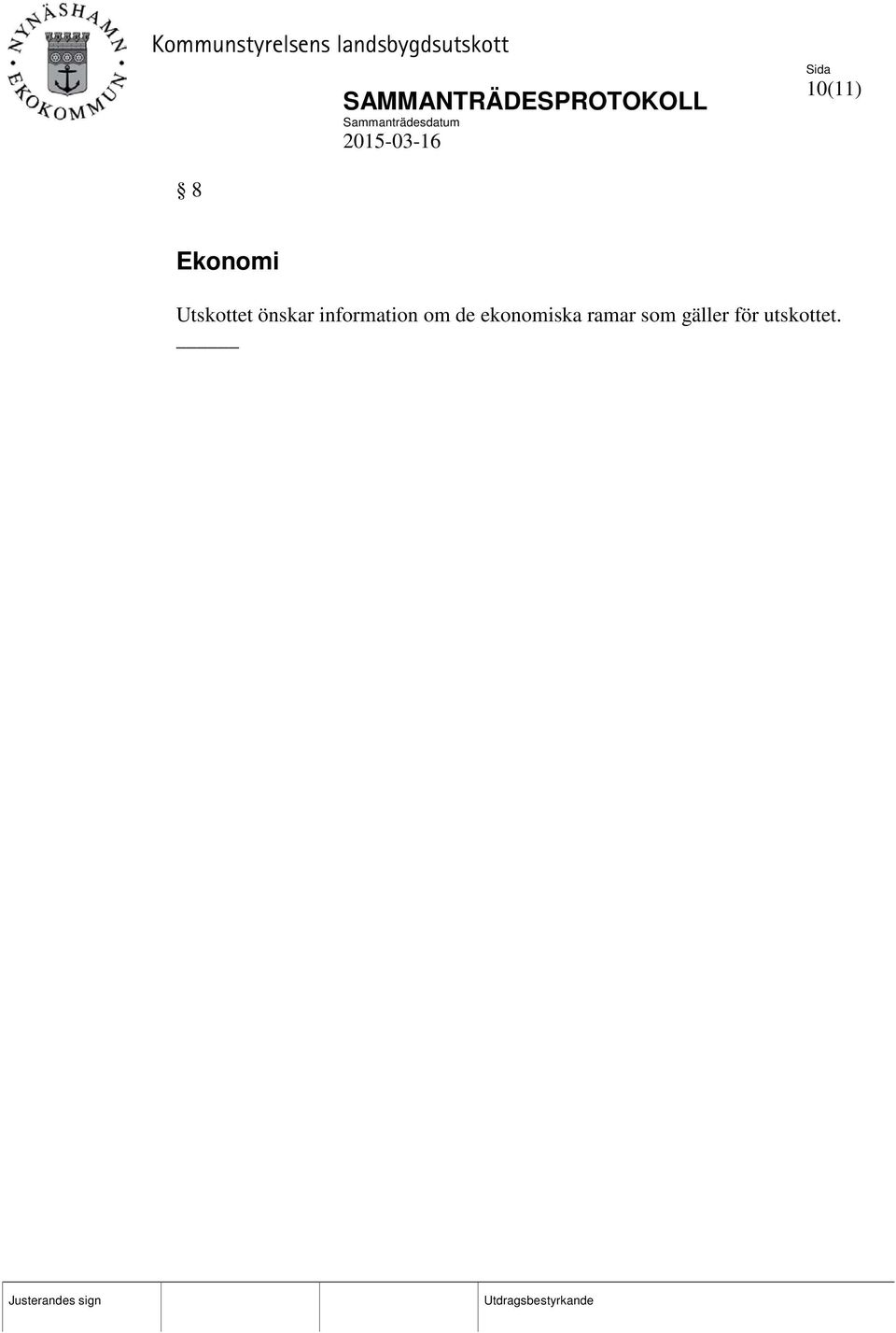 information om de