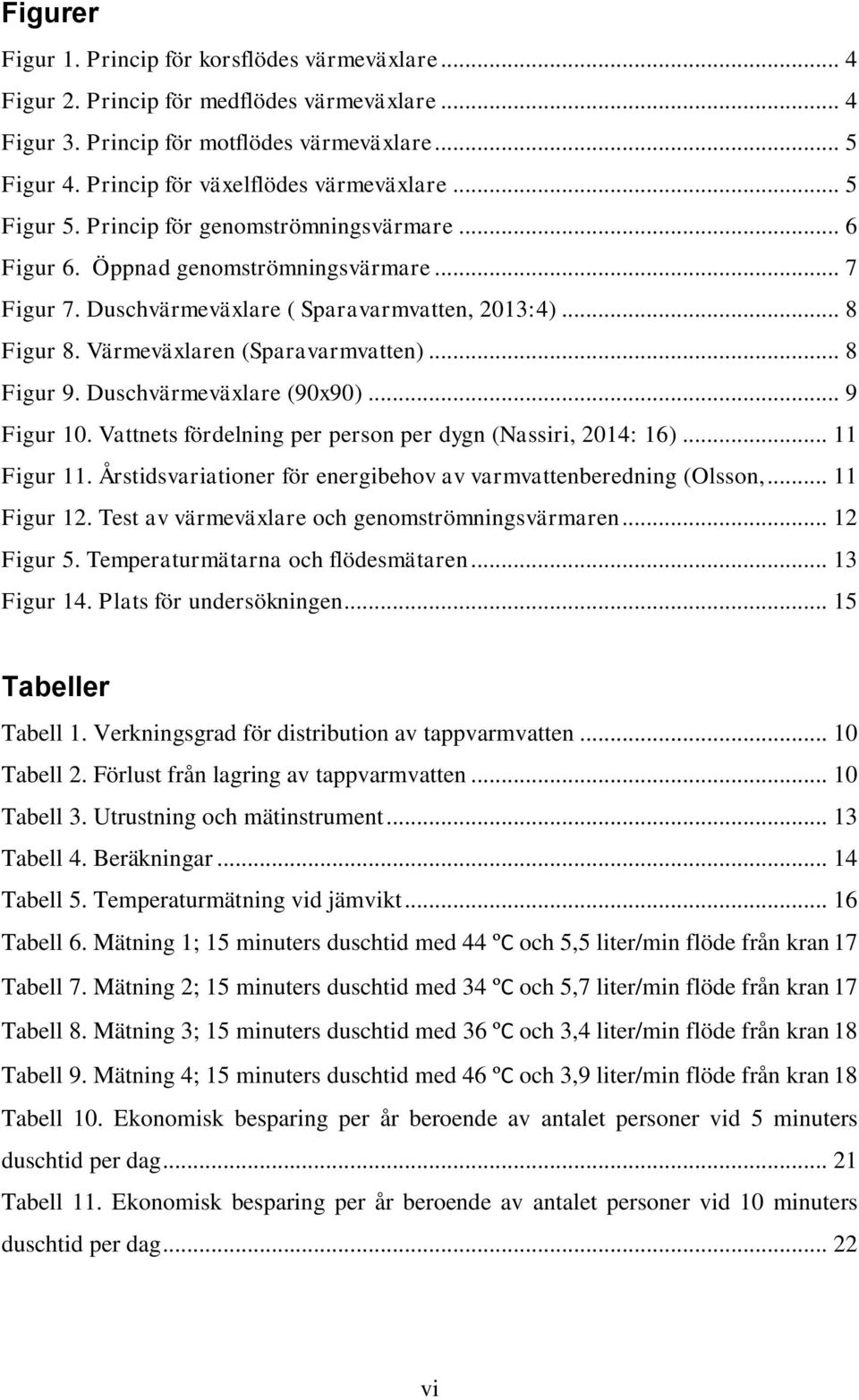 Värmeväxlaren (Sparavarmvatten)... 8 Figur 9. Duschvärmeväxlare (90x90)... 9 Figur 10. Vattnets fördelning per person per dygn (Nassiri, 2014: 16)... 11 Figur 11.
