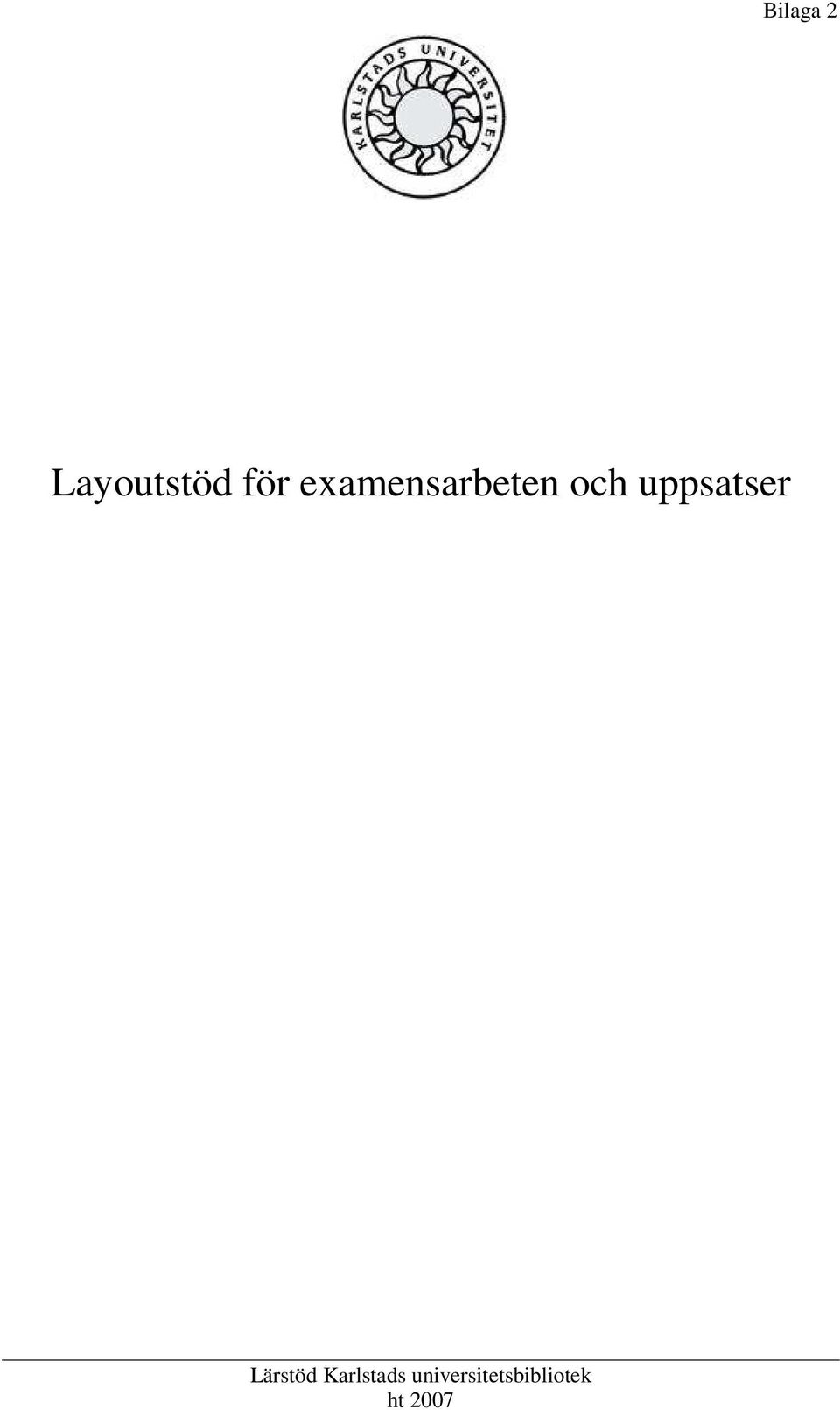 uppsatser Lärstöd