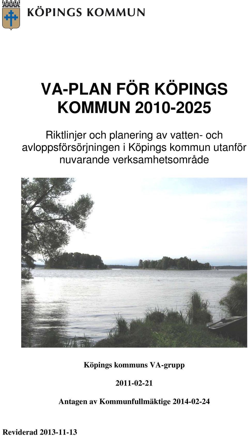 nuvarande verksamhetsområde Köpings kommuns VA-grupp