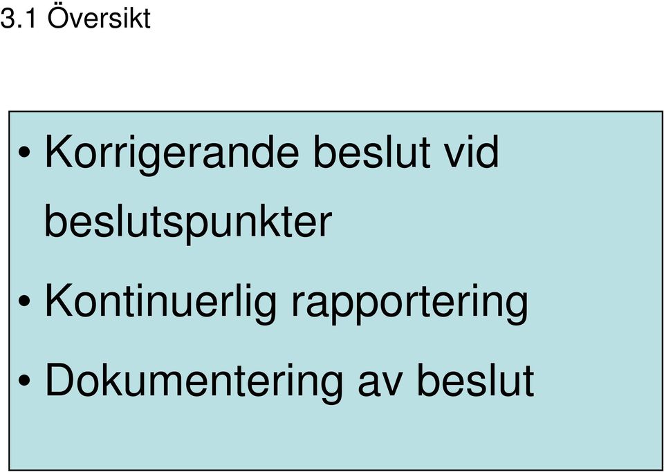 Kontinuerlig rapportering