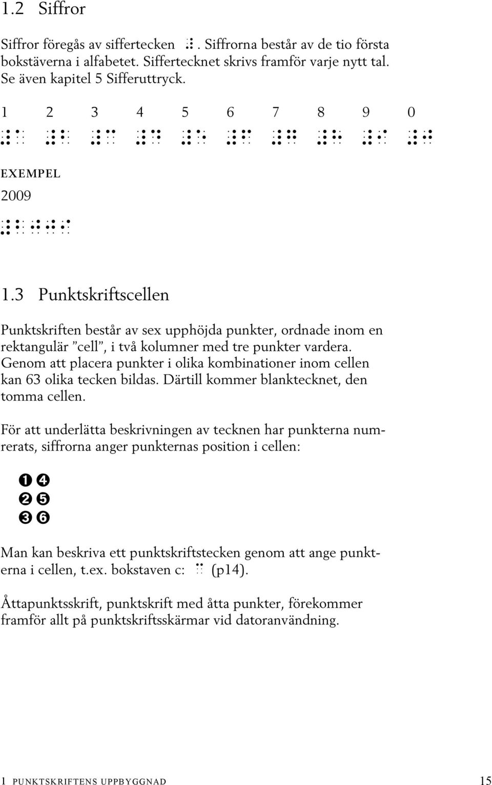 Svenska skrivregler för punktskrift - PDF Gratis nedladdning
