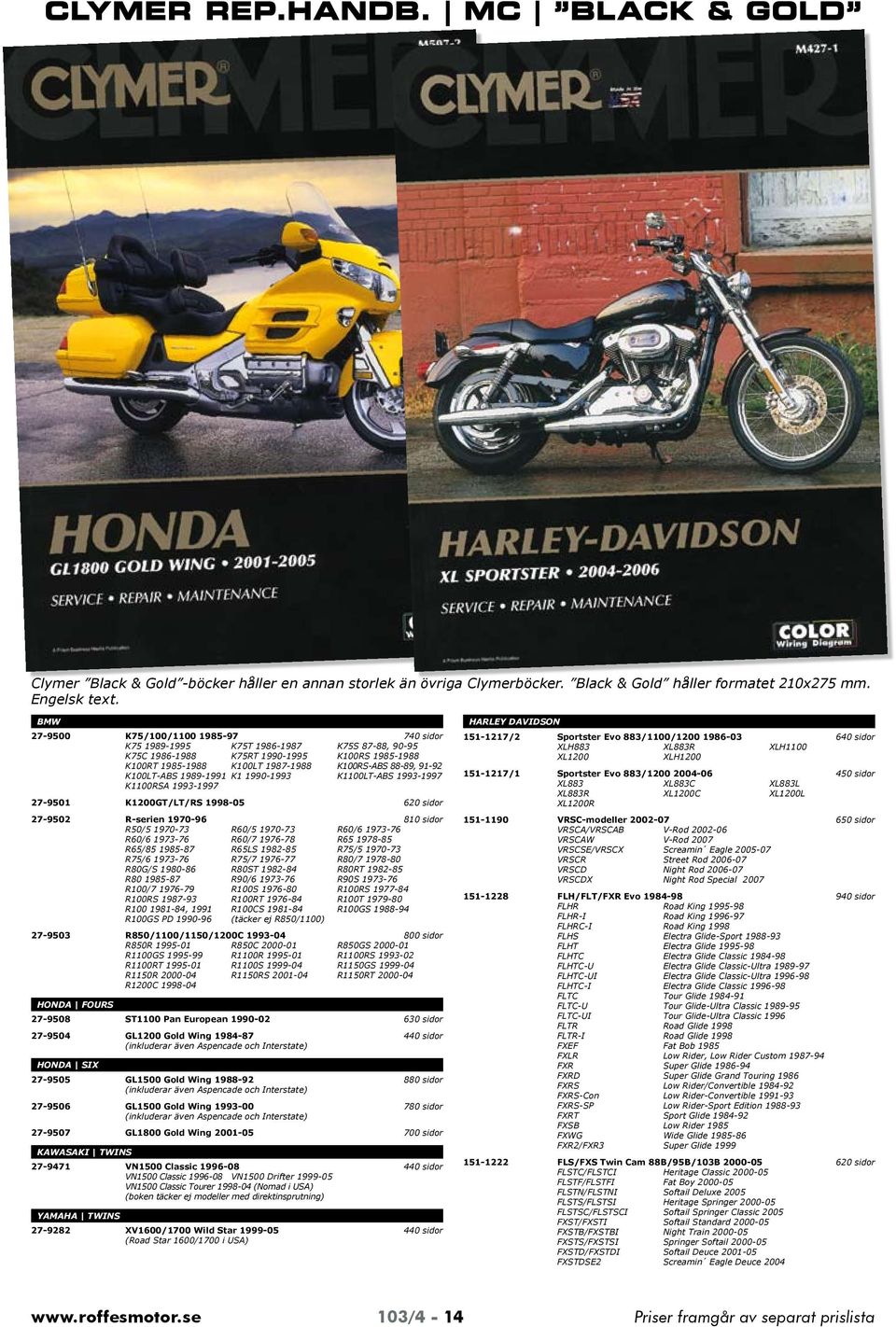 19931997 K1100RSA 19931997 279501 K1200GT/LT/RS 199805... 620 sidor 279502 Rserien 197096.