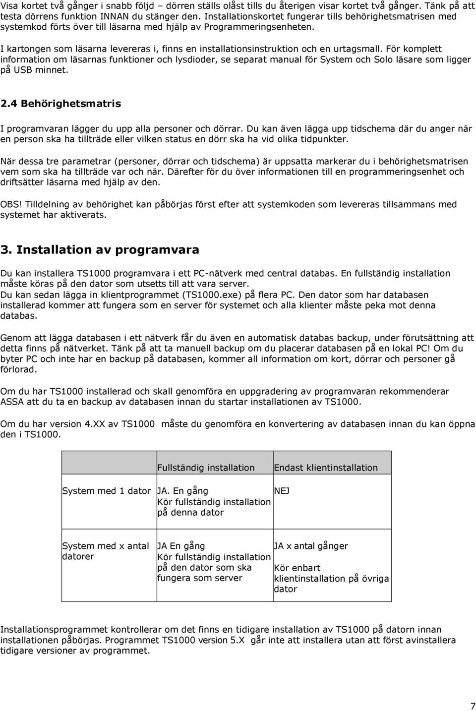 I kartongen som läsarna levereras i, finns en installationsinstruktion och en urtagsmall.