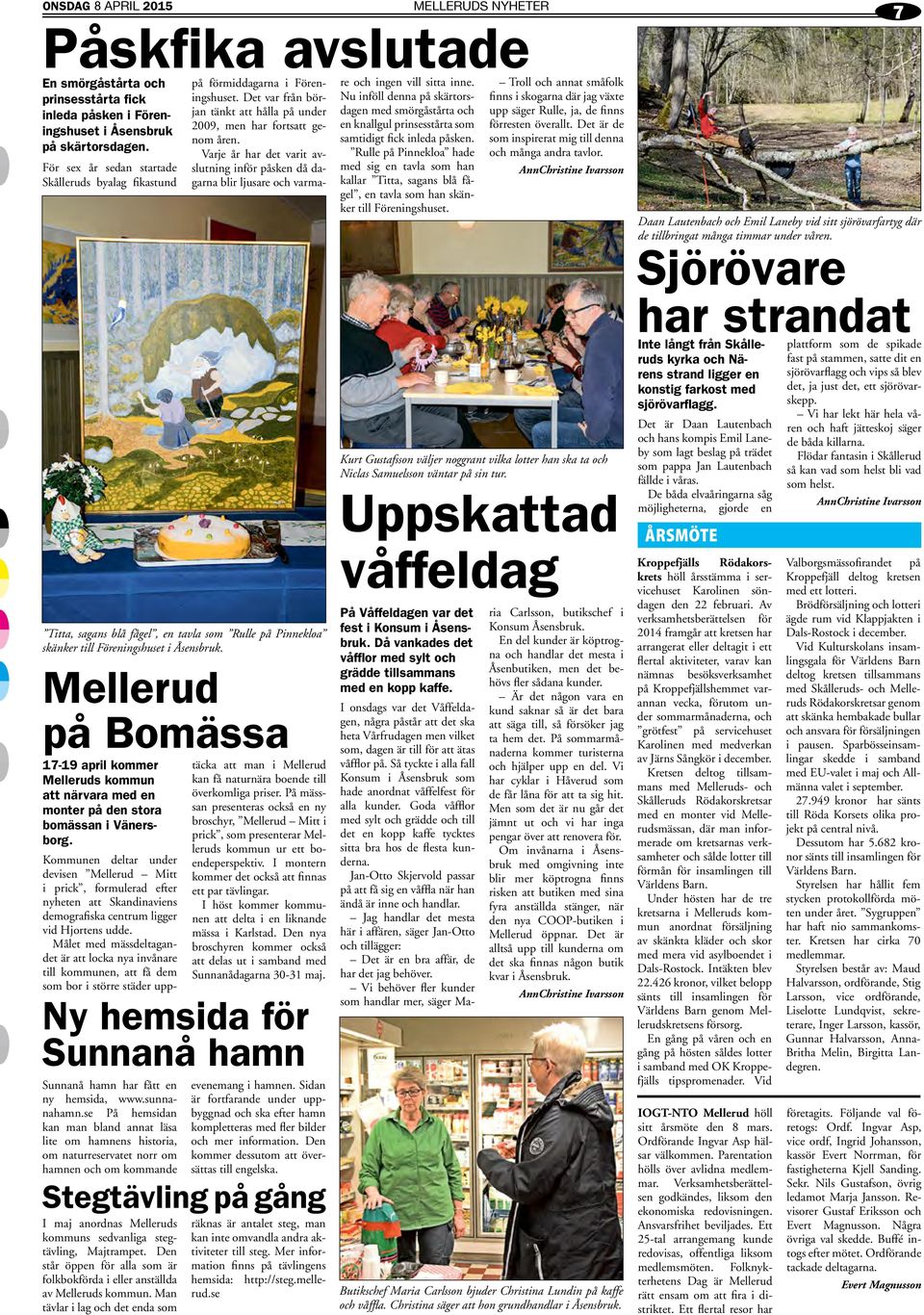Ny hemsida för Sunnanå hamn Sunnanå hamn har fått en ny hemsida, www.sunnanahamn.