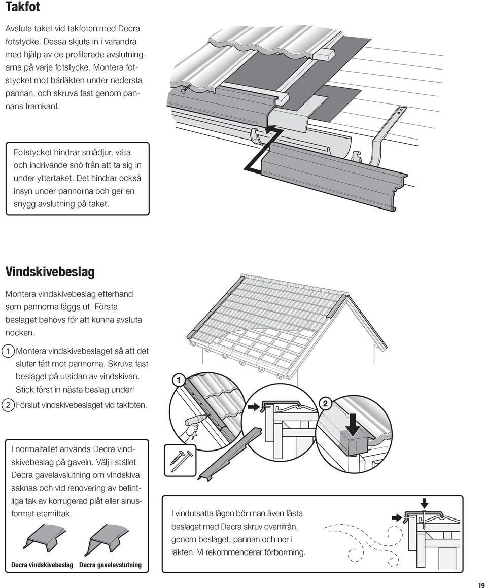 MONTERINGSANVISNING Decra Taksystem - PDF Gratis nedladdning