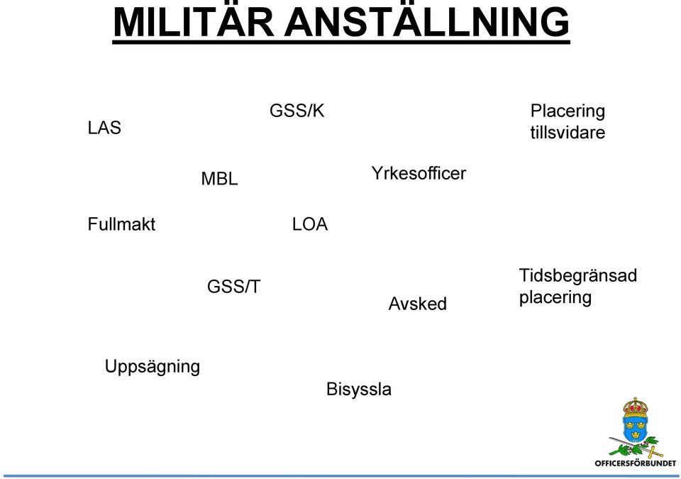 Yrkesofficer Fullmakt LOA GSS/T