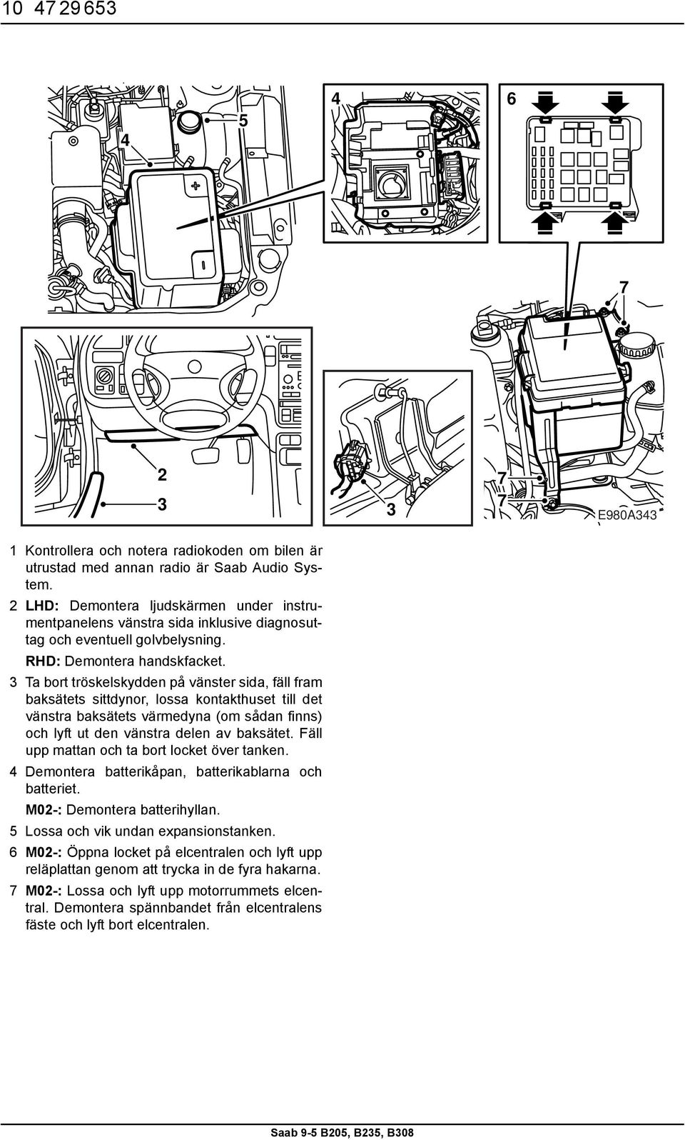 Saab 9-5 B205, B235, B308 - PDF Free Download