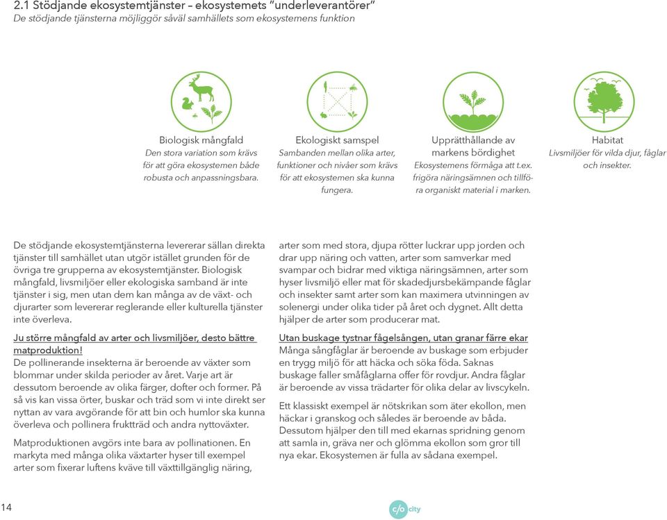 Naturpedagogik Förståelse för naturen och ekosystemens betydelse och behov. Symbolik och andlighet Naturens betydelse för olika religioner och kultur.