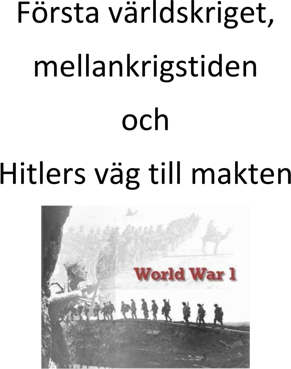 mellankrigstiden