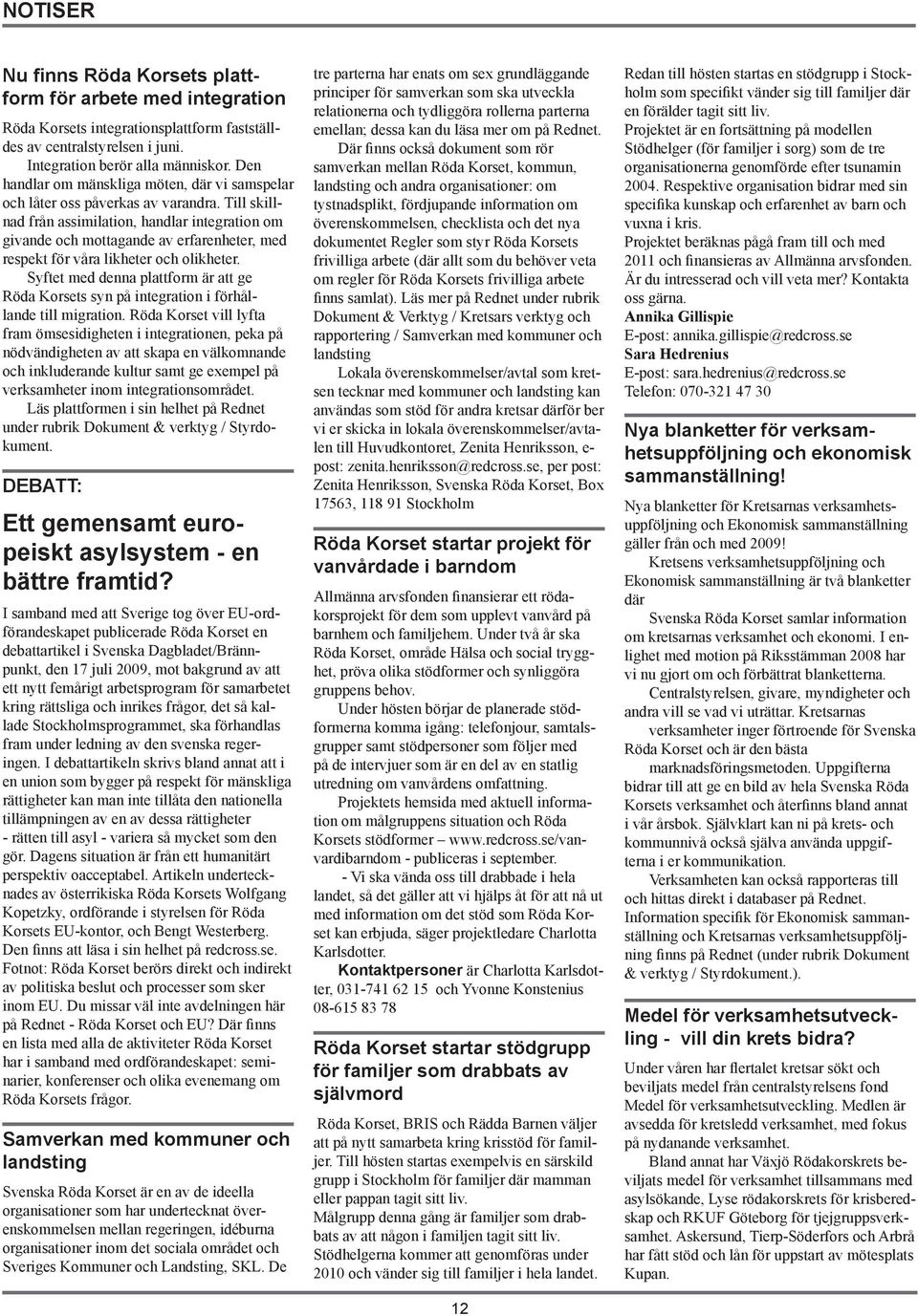 Rödakorsbladet. Informationsblad för och av dem som arbetar inom Röda Korset  i Sverige nr 3/09 - Region Stockholm - PDF Free Download