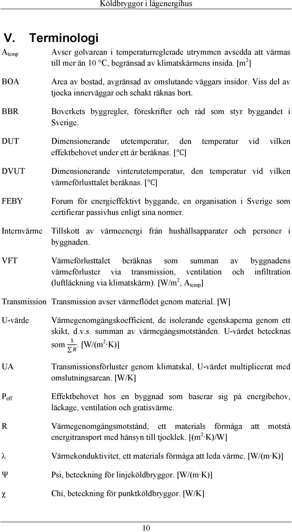 DUT Dimensionerande utetemperatur, den temperatur vid vilken effektbehovet under ett år beräknas.
