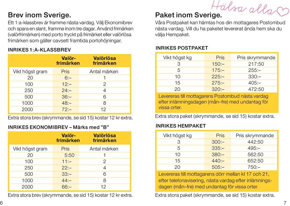 PORTOGUIDE. En del av din dag. Priser och tjänster för dig som gillar brev  och paket. - PDF Gratis nedladdning