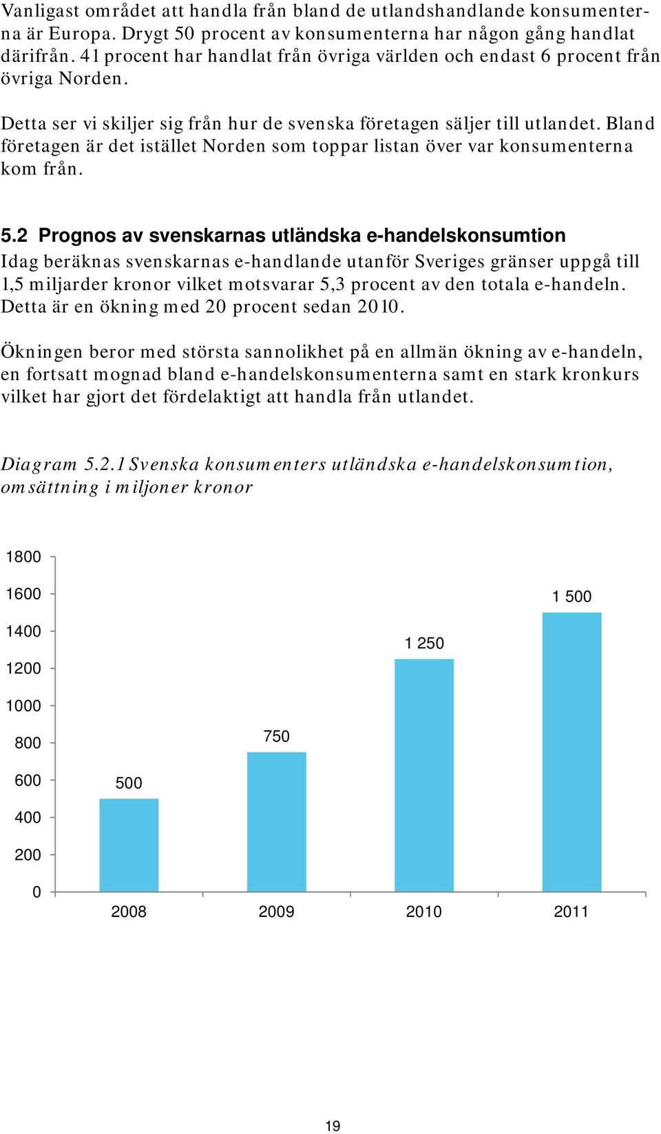 Bland företagen är det istället Norden som toppar listan över var konsumenterna kom från. 5.