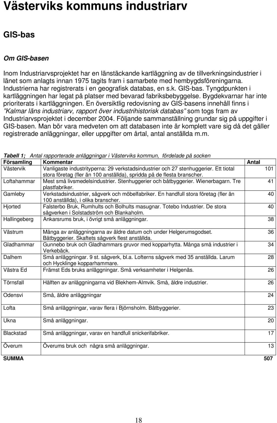 Bygdekvarnar har inte prioriterats i kartläggningen.