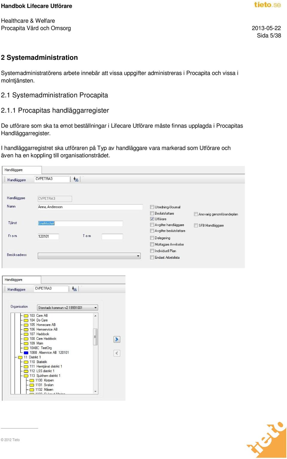 Systemadministration Procapita 2.1.