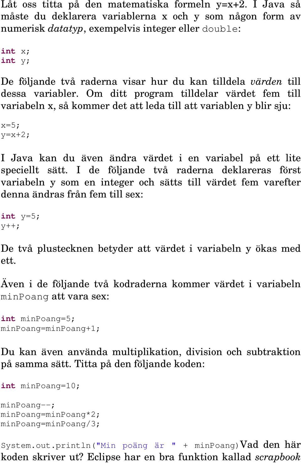 variabler.