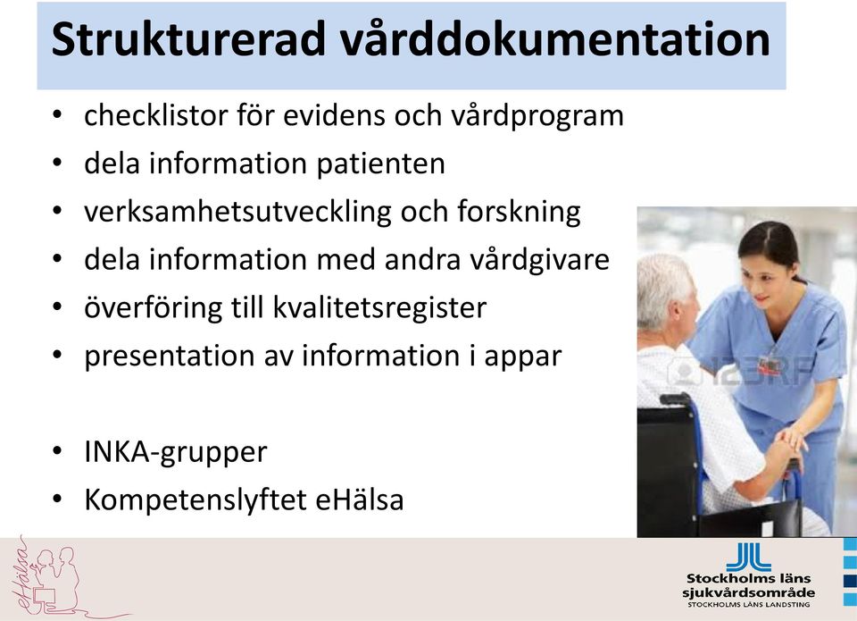 forskning dela information med andra vårdgivare överföring till