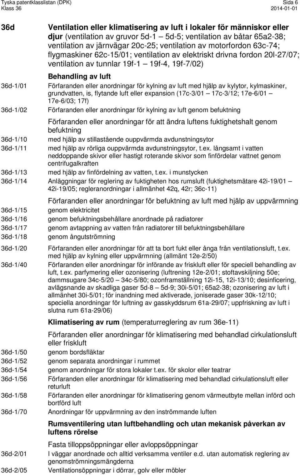 36d-1/01 Förfaranden eller anordningar för kylning av luft med hjälp av kylytor, kylmaskiner, grundvatten, is, flytande luft eller expansion (17c-3/01 17c-3/12; 17e-6/01 17e-6/03; 17f) 36d-1/02