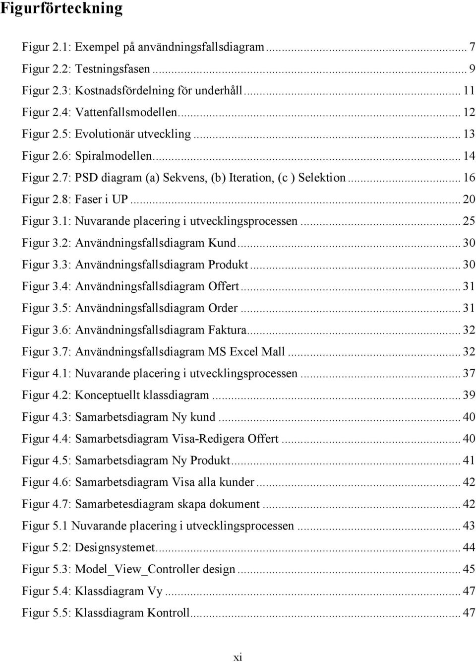 1: Nuvarande placering i utvecklingsprocessen... 25 Figur 3.2: Användningsfallsdiagram Kund... 30 Figur 3.3: Användningsfallsdiagram Produkt... 30 Figur 3.4: Användningsfallsdiagram Offert.