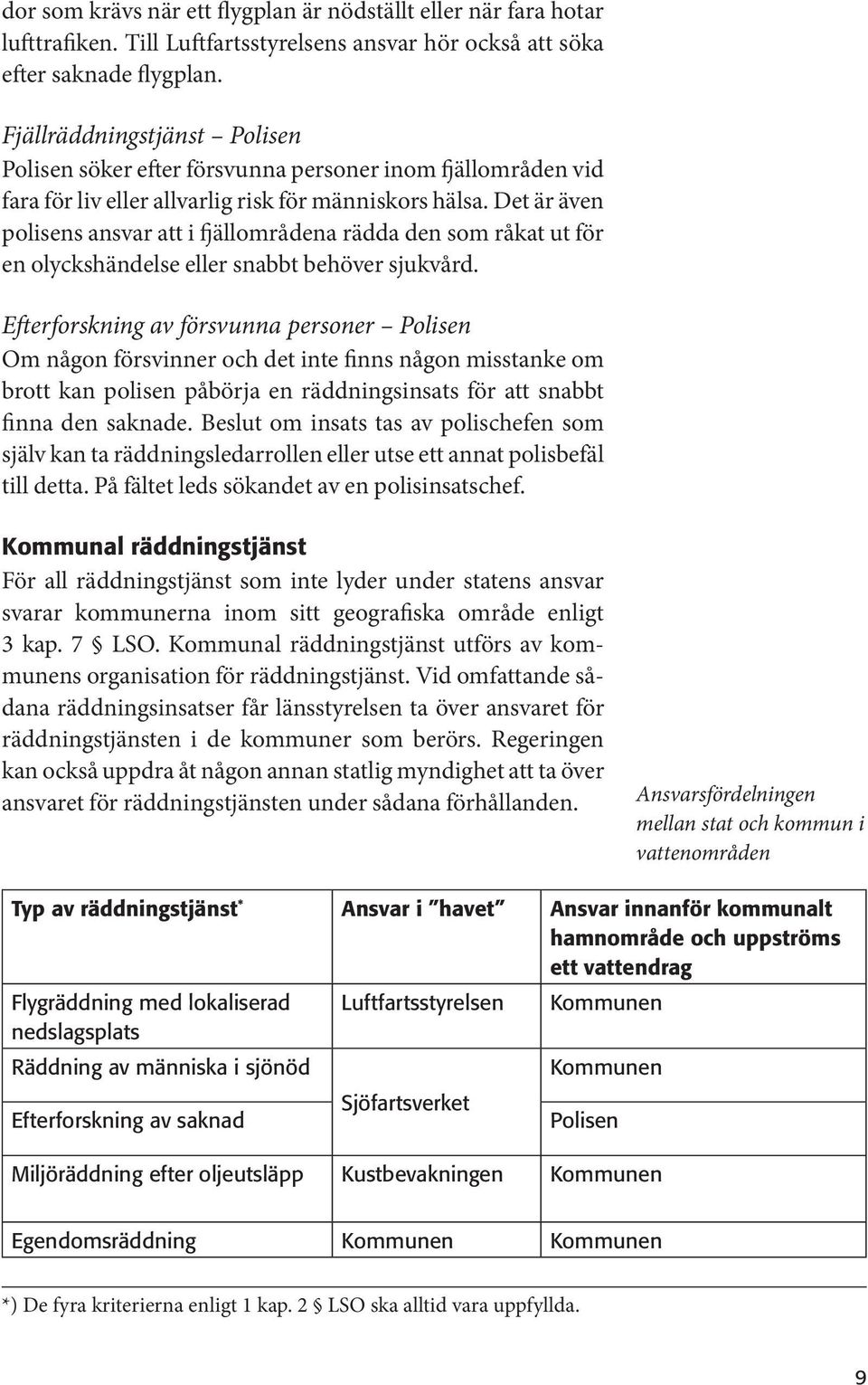 Det är även polisens ansvar att i fjällområdena rädda den som råkat ut för en olyckshändelse eller snabbt behöver sjukvård.