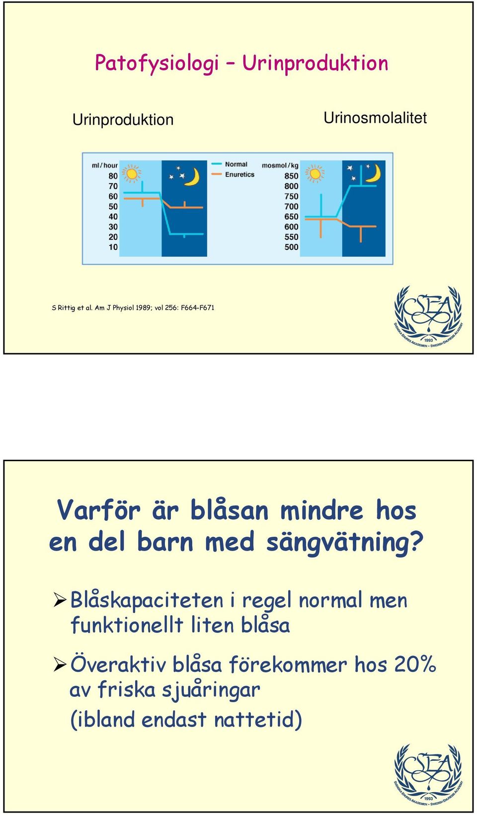 med sängvätning?