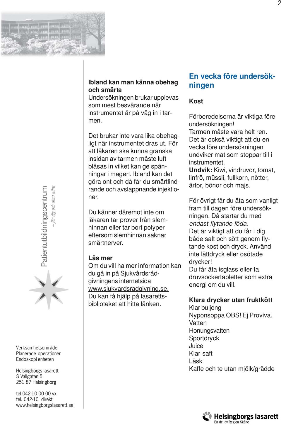 klara drycker koloskopi klara drycker koloskopi