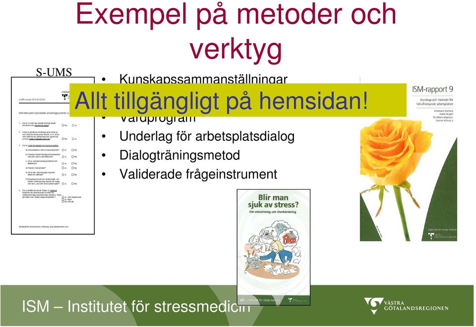 Informations och utbildningsmaterial på hemsidan!