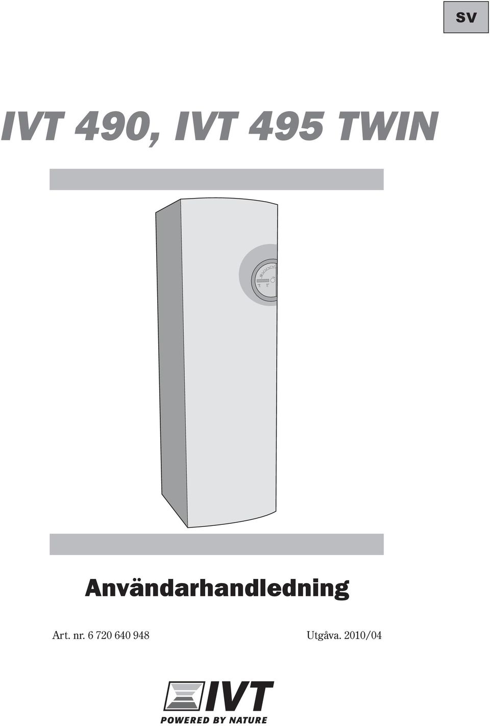 IVT 490, IVT 495 TWIN - PDF Gratis nedladdning