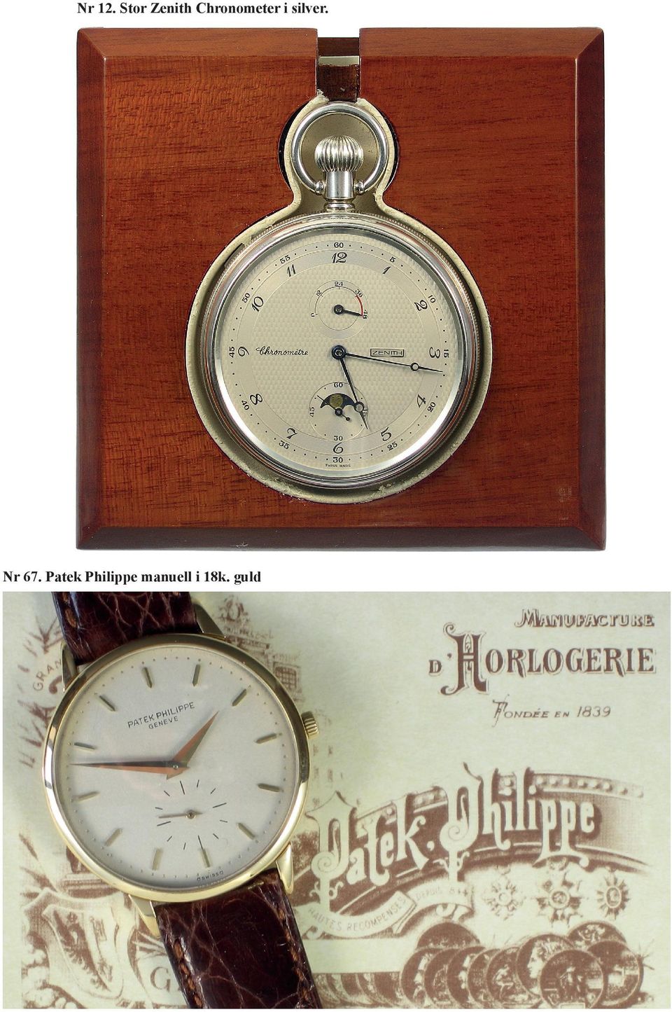 Chronometer i silver.