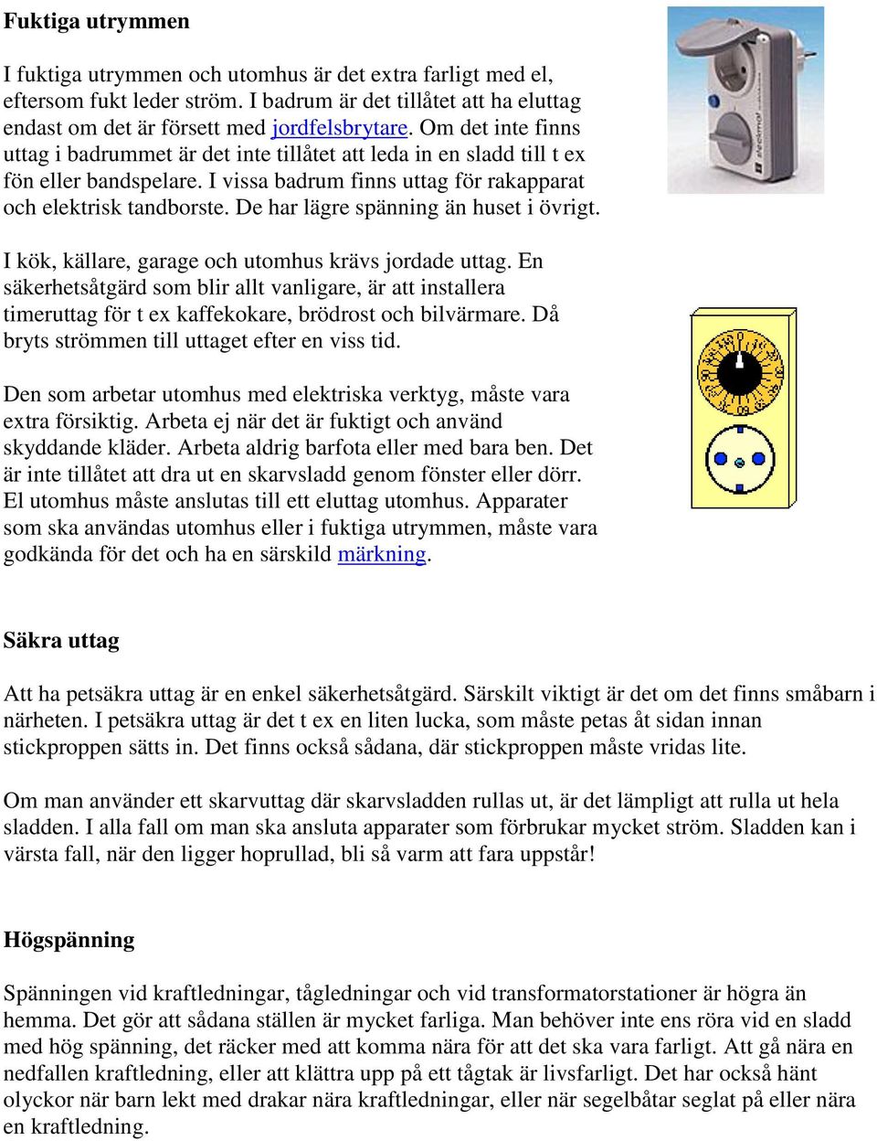 Elsäkerhet. Lagstiftning och information - PDF Gratis nedladdning