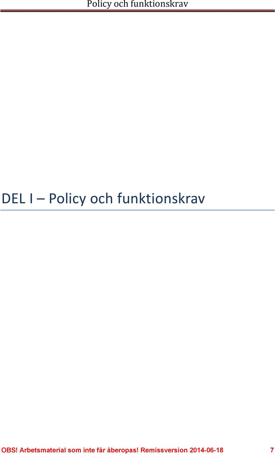 Arbetsmaterial som inte